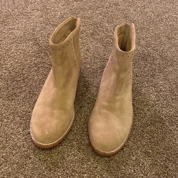 Splendid beaded beige ankle booties size 6 - Picture 5 of 6